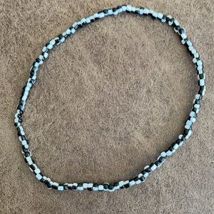 Seed bead necklace or choker